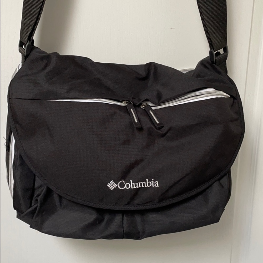 Black Columbia Diaper Bag. Like new